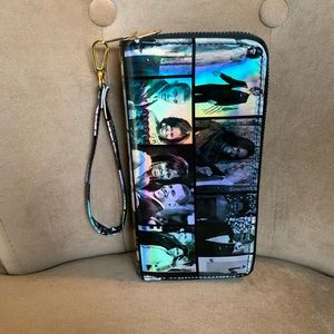 Obama wallet idescent Black and White